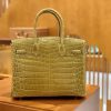 爱马仕 Birkin 30cm 芥末绿 金扣 一级皮 尼罗鳄鱼皮 臻品级别