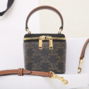 Celine*Triomphe系列手提袋10J762棕印花免检版
