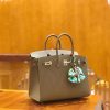 ce580cbe1697e98.jpg 爱马仕 Birkin 25cm 大象灰 Epsom 掌纹小牛皮 银扣 原版蜜蜡线 顶级手缝
