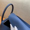 爱马仕 Lindy 琳迪包 玛瑙蓝 Togo牛皮 进口原料 全手工缝制 银扣 26cm