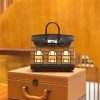 爱马仕 Birkin 20cm 限量版小房子 金棕色 Epsom拼鳄鱼皮 顶级全手缝工序