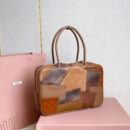miumiu缪缪*5BB117拼接保龄球手袋免检版