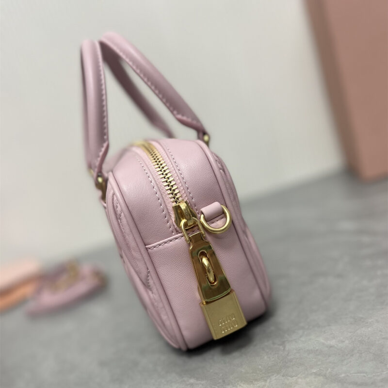 miumiu缪缪TooPretty系列5BB123保龄球手袋粉色 - Image 4