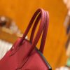d1dc67d84dca9c4.jpg 爱马仕 Birkin 30cm 石榴红 Togo小牛皮 银扣 原版蜜蜡线 顶级手工缝制