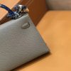 爱马仕 mini Kelly 银河灰 金扣 德国进口掌纹皮 全手工缝制