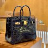 爱马仕 Birkin 30cm 午夜蓝 金扣 一级皮 尼罗鳄鱼皮 臻品级别