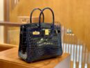 爱马仕 Birkin 30cm 午夜蓝 金扣 一级皮 尼罗鳄鱼皮 臻品级别