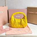 miumiu缪缪*Matelasse系列5BC125手袋黄色免检版