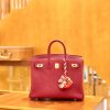d3d482fbb73cb4b.jpg 爱马仕 Birkin 25cm 石榴红 Togo小牛皮 金扣 全手工缝制