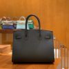 爱马仕 Birkin 30cm 外缝 掌纹牛皮 经典黑 金扣 全手工缝制
