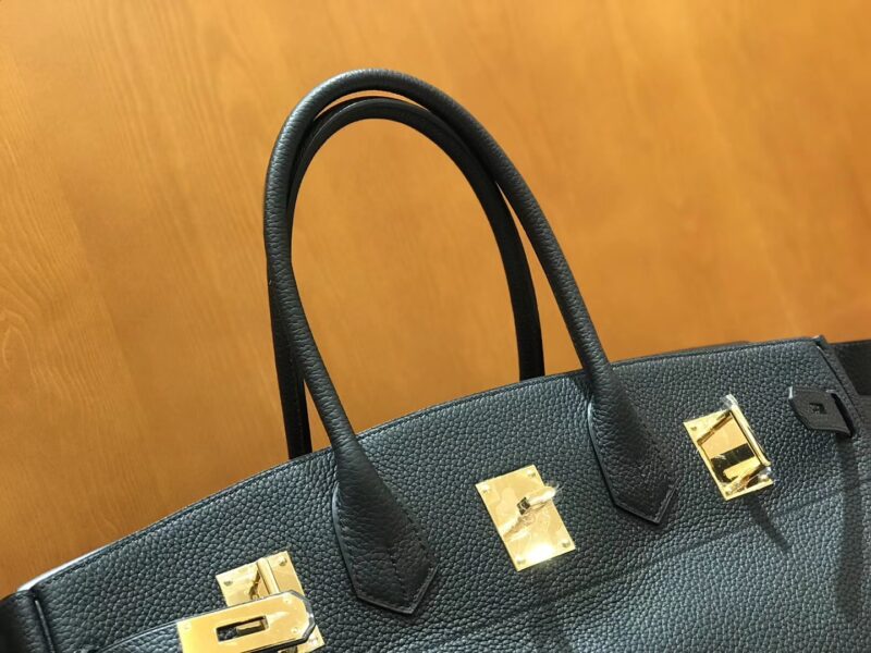 爱马仕 Should Birkin 42cm togo 经典黑 金扣 全手工缝制 现货 - Image 4