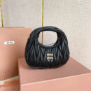miumiu缪缪*5BP078Mini单肩包黑色免检版