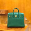爱马仕 Birkin 25cm 丝绒绿 Togo小牛皮 金扣 原版蜜蜡线 顶级手工缝制