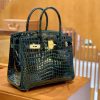 d65660a9d713d65.jpg 爱马仕 Birkin 30cm 祖母绿 金扣 一级皮湾鳄鱼皮 臻品级别