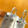 d65e3669276111b.jpg 爱马仕 Birkin 25cm 原色 雪花仿蜥蜴皮 全手工缝制 稀有 现货