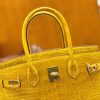爱马仕 Birkin 30cm 琥珀黄 一级野生湾鳄 金扣 原版蜜蜡线 顶级手缝