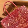 爱马仕 新增现货 birkin 铂金包 法拉利红 一级鳄鱼皮 30cm