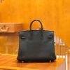 d8d88b3595deeb9.jpg 爱马仕 Birkin 25cm 经典黑 Togo小牛皮 金扣 原版蜜蜡线 顶级手工缝制