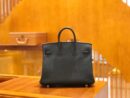 爱马仕 Birkin 25cm 经典黑 Togo小牛皮 金扣 原版蜜蜡线 顶级手工缝制