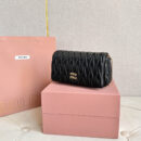 miumiu缪缪*Matelasse系列5BP086单肩包黑色免检版