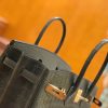 爱马仕 Birkin 35cm 鳄鱼皮 铁灰 金扣 全手工缝制
