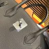 爱马仕 Birkin 30cm ( 铂金包) Togo小牛皮 锡器灰 原版蜜蜡线 全手工缝制