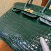 爱马仕 Birkin 祖母绿 一级尼罗鳄鱼皮 顶级工艺全手工制作 25cm