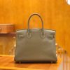 爱马仕 Birkin 30cm 大象灰 Togo小牛皮 金扣 原版蜜蜡线 顶级手工缝制
