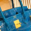 deea746b95c4745.jpg 爱马仕 Birkin 30cm 伊兹密尔蓝 一级尼罗鳄 金扣 原版蜜蜡线 顶级手缝