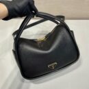 Prada单肩袋1BA451黑色免检版