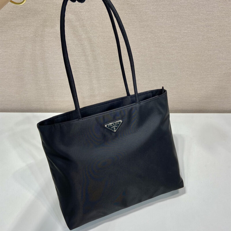 Prada*ReEdition系列托特包B6245黑色中号免检版 - Image 3