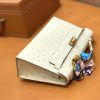 爱马仕 Mini kelly 22cm 南非kk级鸵鸟皮 奶昔白 金扣 原版蜜蜡线 顶级手工缝制