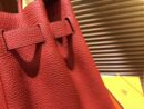 爱马仕 Birkin铂金包 罂粟橘 德国togo小牛皮 原版蜜蜡线 顶级手缝 金扣 30cm