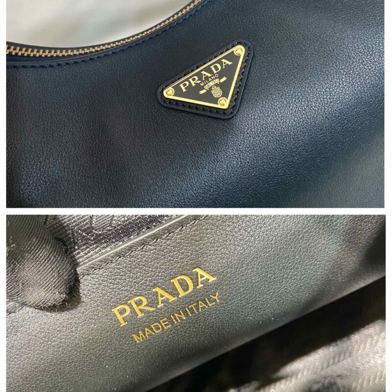 Prada*Moon手袋系列1BC212大号黑色免检版 - Image 9