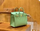 爱马仕 Birkin 25cm 掌纹牛皮 牛油果绿 金扣 外缝