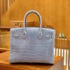 爱马仕 Birkin 30cm 浅水蓝 金扣 一级皮 尼罗鳄鱼皮 臻品级别