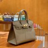 爱马仕 Birkin 30cm 外缝 掌纹牛皮 大象灰 全手工缝制