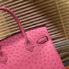 e6ce46fc796dcdc.jpg 爱马仕 Birkin 30cm 新唇膏粉 南非进口鸵鸟皮 顶级手缝工艺 金扣