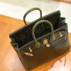 爱马仕 Birkin 25cm 橄榄绿 尼罗鳄鱼皮 金扣 原版蜜蜡线 顶级手缝 现货