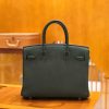 爱马仕 Birkin 30cm Touch 松柏绿 鳄鱼皮拼牛皮 全手工缝制