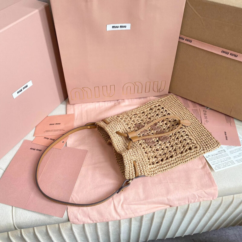 miumiu缪缪*5ND016福袋编织包免检版 - Image 5