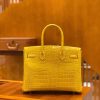 爱马仕 Birkin 30cm 琥珀黄 一级野生湾鳄 金扣 原版蜜蜡线 顶级手缝