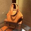 爱马仕 Lindy琳迪包 经典橙 德国进口togo牛皮 全手工缝制 银扣 30cm