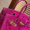 爱马仕 Birkin 25cm 30cm 天方夜谭紫 一级尼罗鳄鱼皮 顶级工艺全手工制作