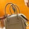 爱马仕 Lindy 26cm 大象灰 Togo小牛皮 金扣 原版蜜蜡线 顶级手工缝制