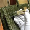 爱马仕 Birkin铂金包 丛林绿 一级皮 尼罗鳄鱼 进口原料 顶级手缝工艺 金扣 30cm