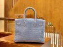 爱马仕 Birkin 30cm 北方蓝 银扣 一级皮 尼罗鳄鱼皮 臻品级别