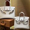 爱马仕 Birkin 30cm 奶昔白 Togo牛皮 德国进口原料 顶级工艺 金扣