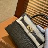 爱马仕 Mini Kelly 墨绿色 一级美洲鳄鱼皮 全手工缝制 臻品级别 金扣 19cm (迷你2代)