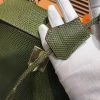 Hermes Kelly 28CM 橄榄绿 仿蜥蜴皮 全手工缝制 手提包